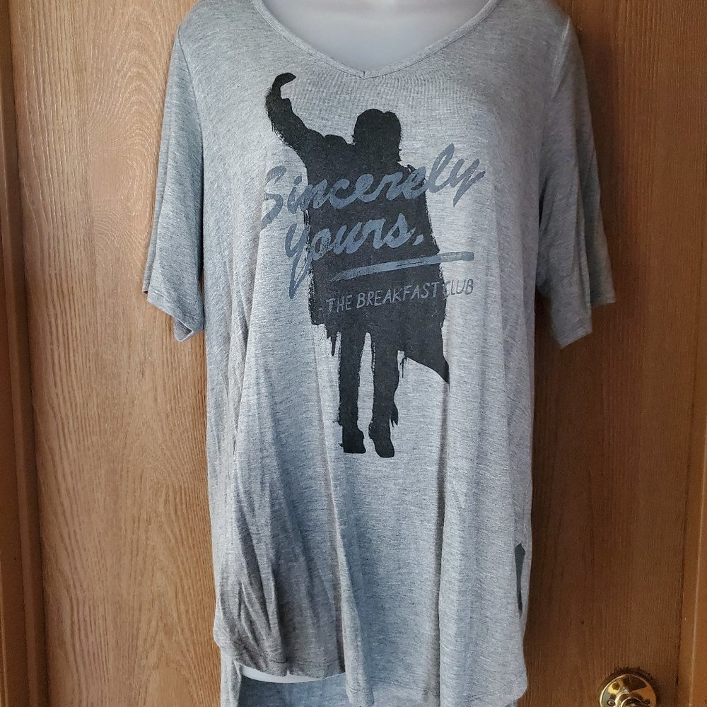 Torrid Gray Graphic Tunic Top